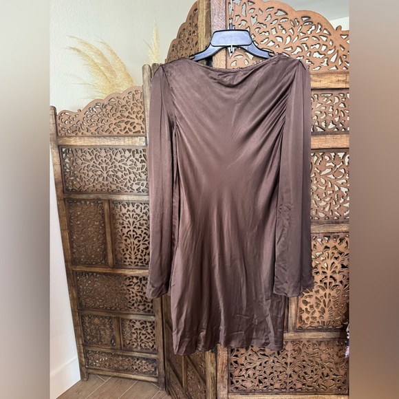 NEW NWT Stone Cold Fox REVOLVE Basier Mini Dress in Coffee Brown - Picture 5 of 6